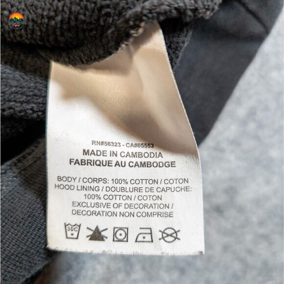 Jordan Pullover Hoodie Black Essentials Graphic Fleece Long Sleeve Men's 2XL - Picture 9 of 10